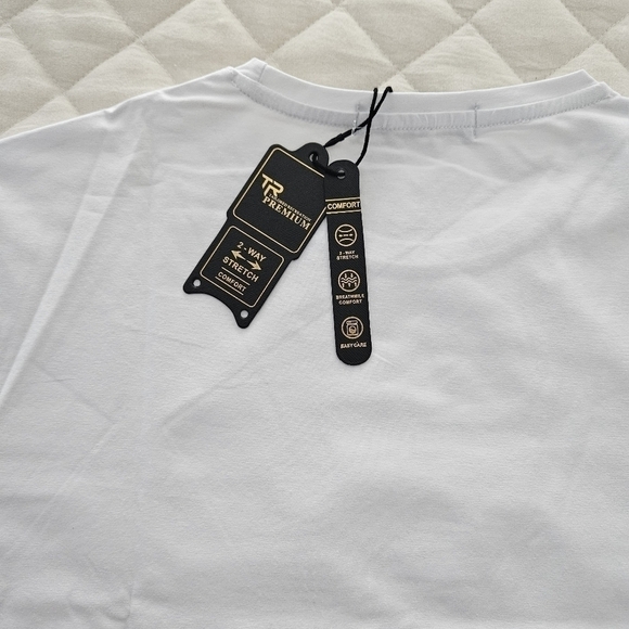 (BRAND NEW)TAILORED RECREATION PREMIUM SLIM FIT T-SHIRT - Picture 5 of 6